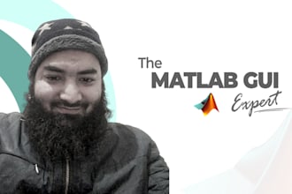 design matlab gui app for you