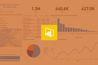 create interactive power bi dasboard