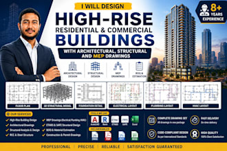 provide complete architectural, structural and mep building design