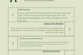 provide expert ergonomic assessment for better posture