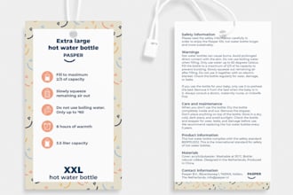 design a hang tag