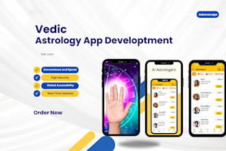 develop vedic astrology software website in PHP python react