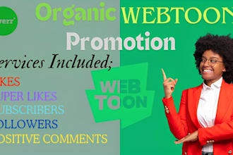do organic webtoon promotion webcomic promotion tapas webnovel
