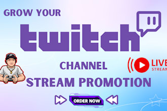do organically promote your twitch channel and increase your live viewers