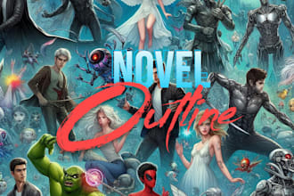 create a detailed outline of your novel without ai