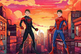 draw avengers and marvel character from your photo