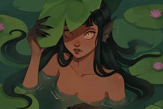 draw custom illustrations in my artstyle