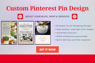 create custom pinterest pins for your blog, business, or service