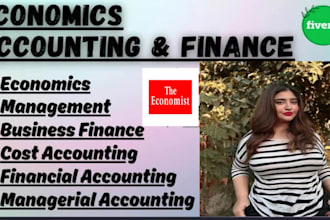 help you in economics, financial accounting and finance tasks