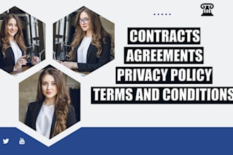 do legal contracts agreements terms and conditions nda privacy policy review