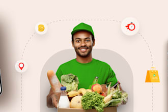build ondemand food delivery app, grocery app, grocery delivery app