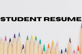 write a resume and cover letter for high school and college students