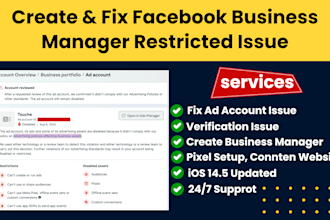 create fresh facebook business manager and ads account