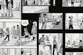 create storyboard for your animation, game, script, commercial advertising, film