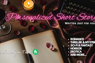 write a personalized sensual romantic story just for you