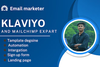 design a responsive email template in mailchimp or klaviyo