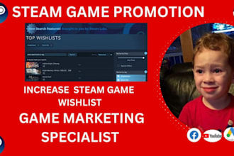 do steam game promotion, steam game wishlist, game promotion, game marketing
