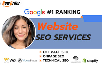 optimize shopify wix wordpress squarespace website seo service google ranking