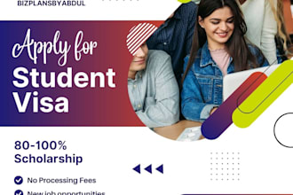 research for legit student scholarship and visa application