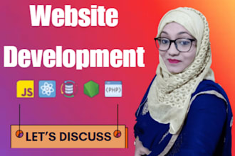create business website development full stack developer create custom website
