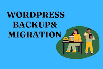migrate wordpress website, wordpress backup and migration