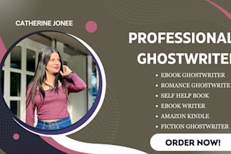 ghostwrite fiction and non fiction book self help ebook ghostwriter book writer
