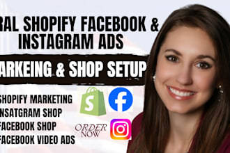 setup shopify facebook and instagram shop video ads campaign shopify marketing