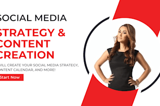 create a social media calendar with daily content ideas and static posts