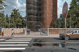 do create parametric facade with high quality renders