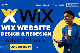 build wix website design wix website redesign and wix landing page wix event seo