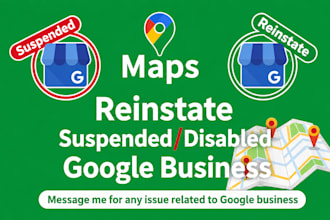 appeal,fix disabled google my business listing suspension issue to reinstate gmb