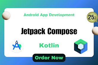 develop custom android app using jetpack compose