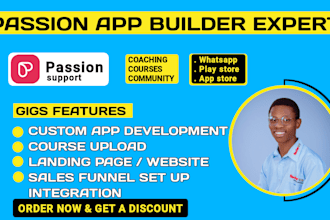 use passion io app learnworlds kajabi new zenler to build online course website
