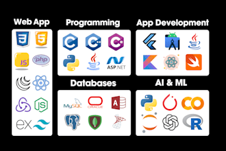 be sql cpp java python web database programming script project developer