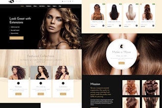 do hair extension shopify store wix beauty website lash extension spa store odoo