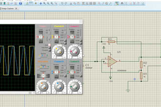 design circuit schematic in proteus
