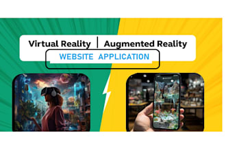 develop augmented reality website, virtual reality website
