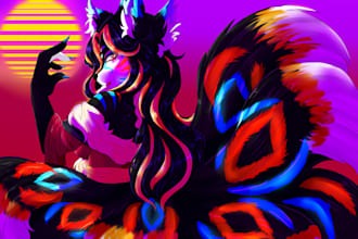 furry and oc full body