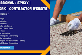 erect concrete coating epoxy woodwork carpentry contractor construction website