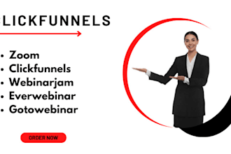 setup webinar funnel on zoom clickfunnel webinarjam everwebinar gotowebinar