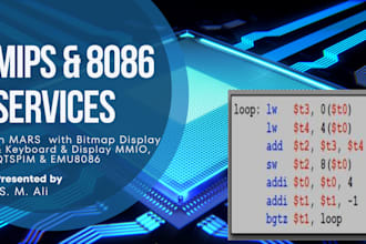 do mips mars 8086 and all types of assembly language task