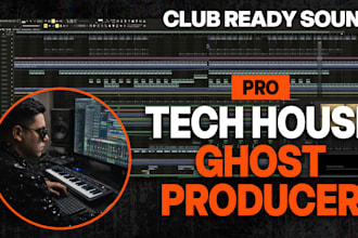 ghost produce a professional tech house or edm track for you