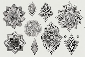 basic dotwork tattoo design for you