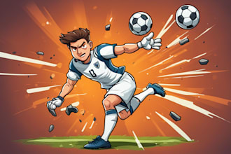 create original bright cartoon character design