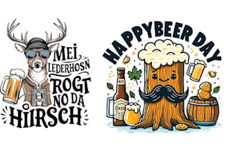 do creative vintage pub beer logo t shirt design