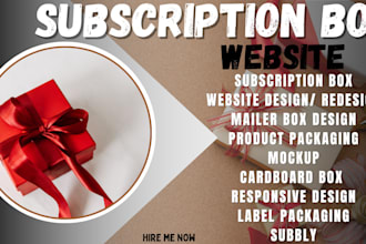 subscriptions boxes website products packaging design subbly cratejoy website