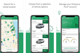 develop custom car rental website and car rental app, taxi booking