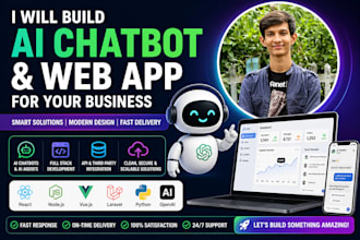 develop ai chatbot and web app for your business