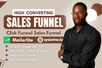 mailerlite landing page automation, zapier integration clickfunnels sales funnel