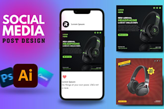 design flyer, poster, social media advertising banner